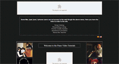 Desktop Screenshot of pianovideotutorials.com