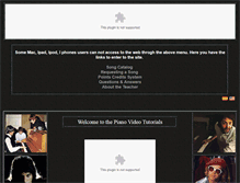 Tablet Screenshot of pianovideotutorials.com